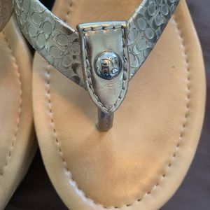 Coach Shoes - Coach Sandals. Size 9. Silver Coach Shoes - Coach Sandals. Size 9. Silver